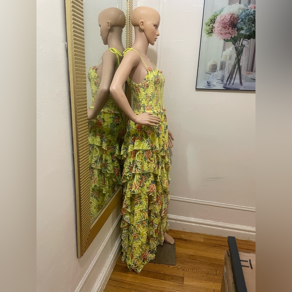 Alice + Olivia Vibrant Floral Maxi Dress - Picture 15 of 16